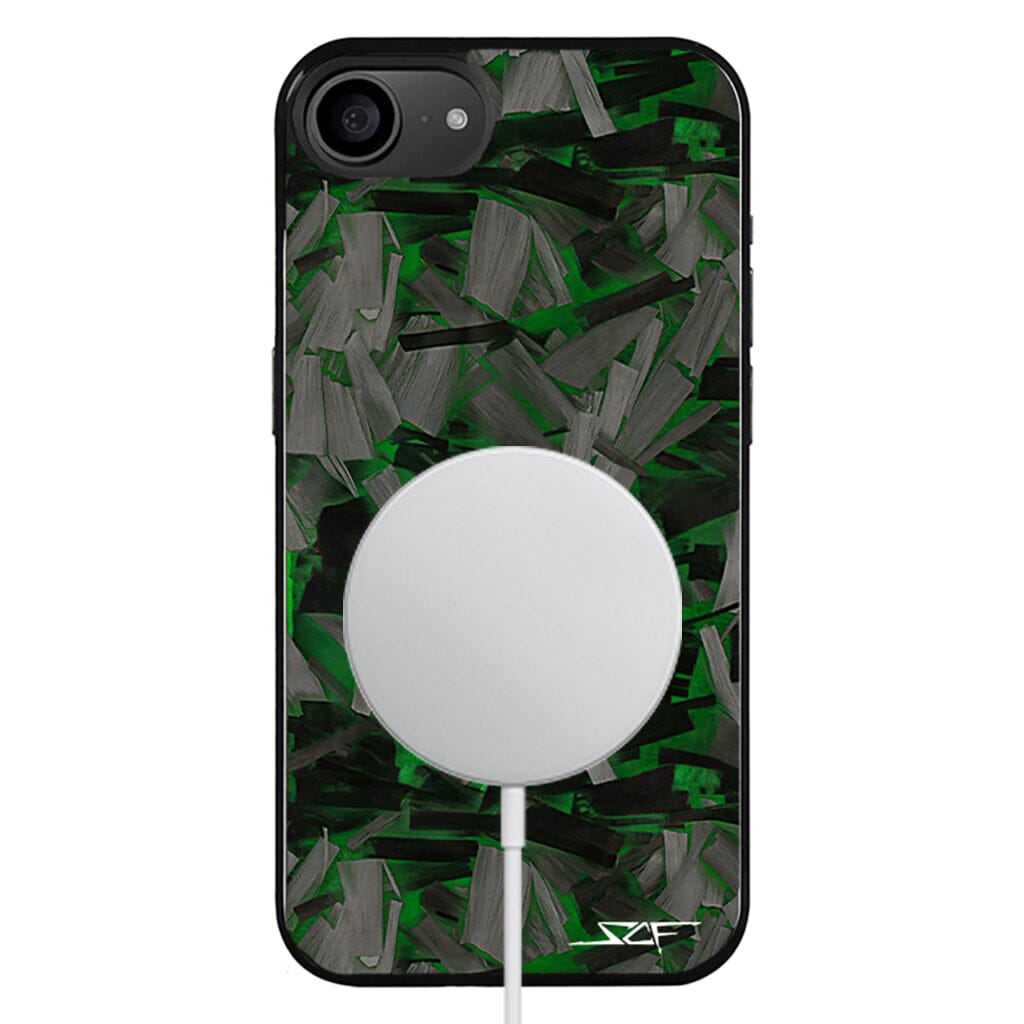 iPhone | Green Lava Forged Carbon Fiber Phone Case | CLASSIC Series