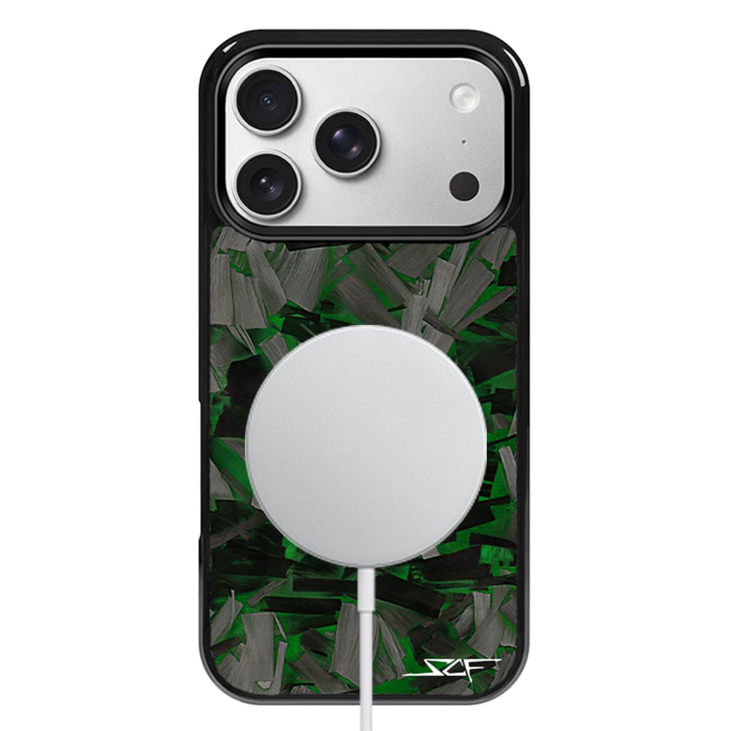 iPhone | Green Lava Forged Carbon Fiber Phone Case | CLASSIC Series