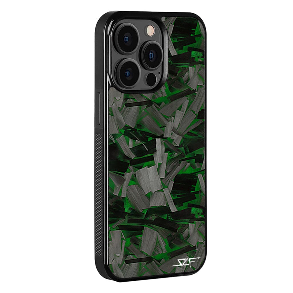 iPhone | Green Lava Forged Carbon Fiber Phone Case | CLASSIC Series