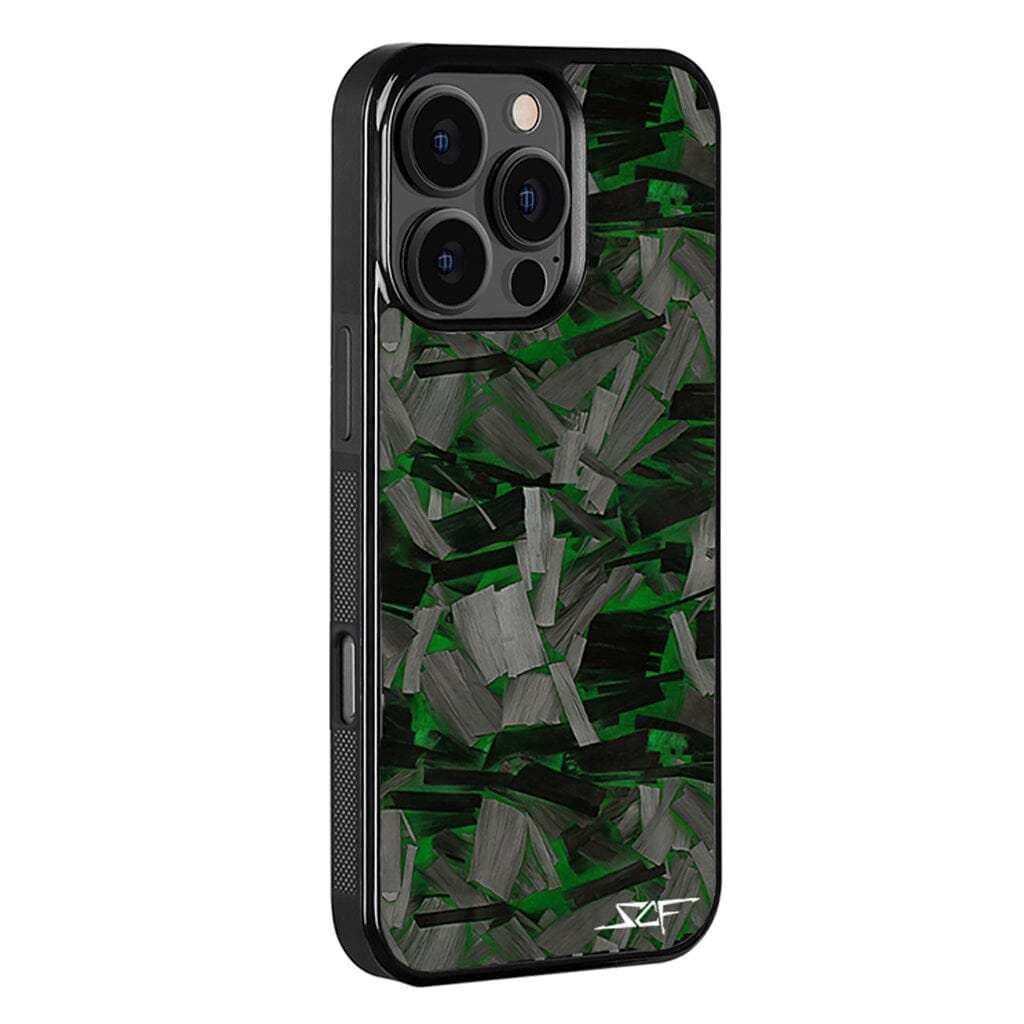 iPhone | Green Lava Forged Carbon Fiber Phone Case | CLASSIC Series