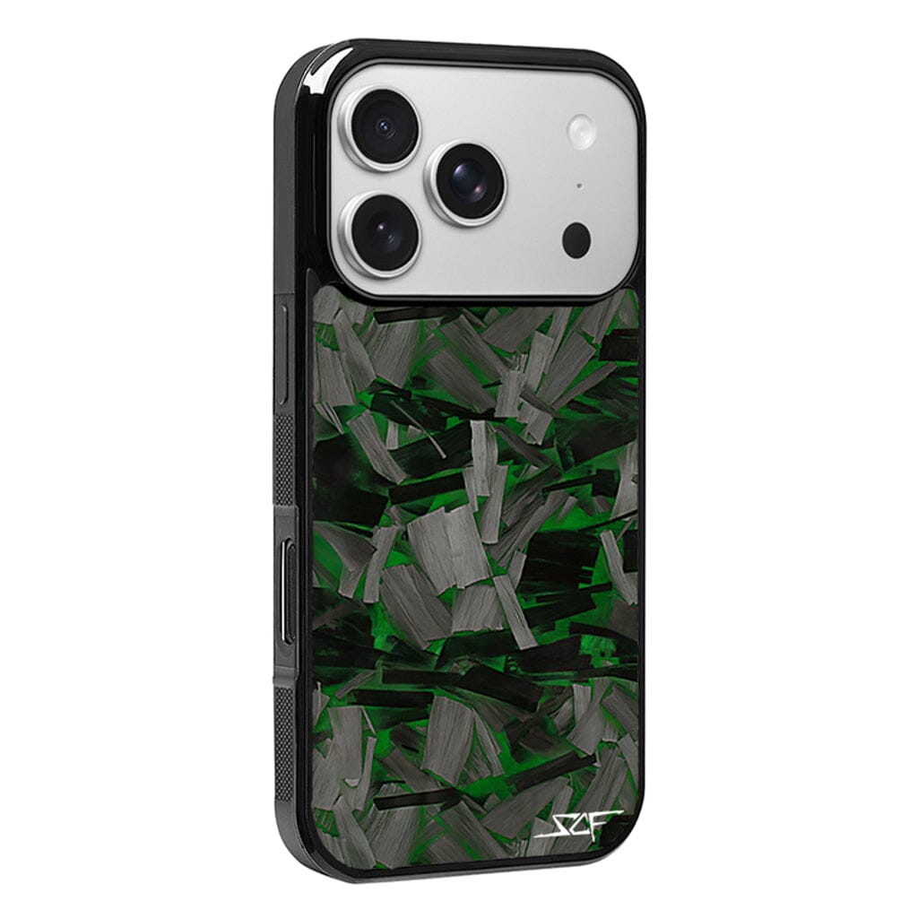 iPhone | Green Lava Forged Carbon Fiber Phone Case | CLASSIC Series