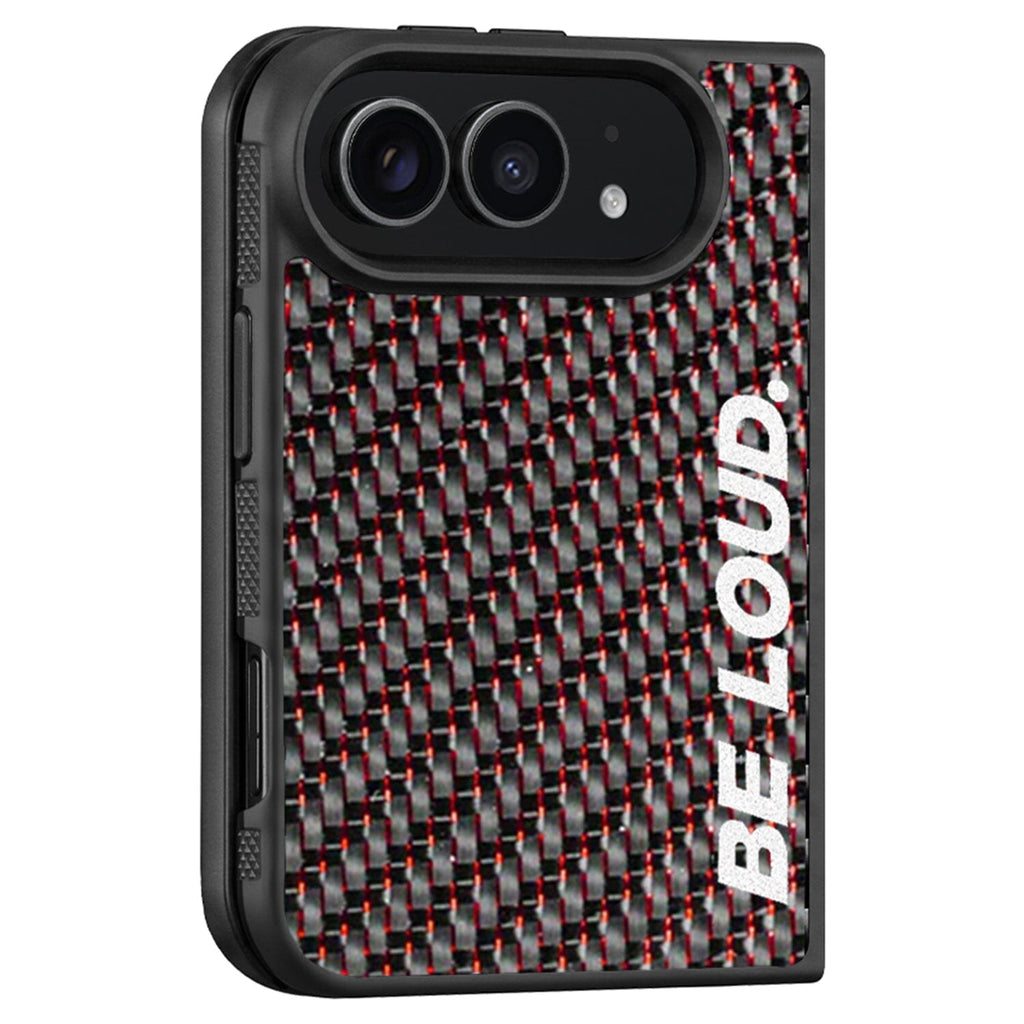 iPhone Lace Hülle aus echter geschmiedeter Carbonfaser BE LOUD. x SCF