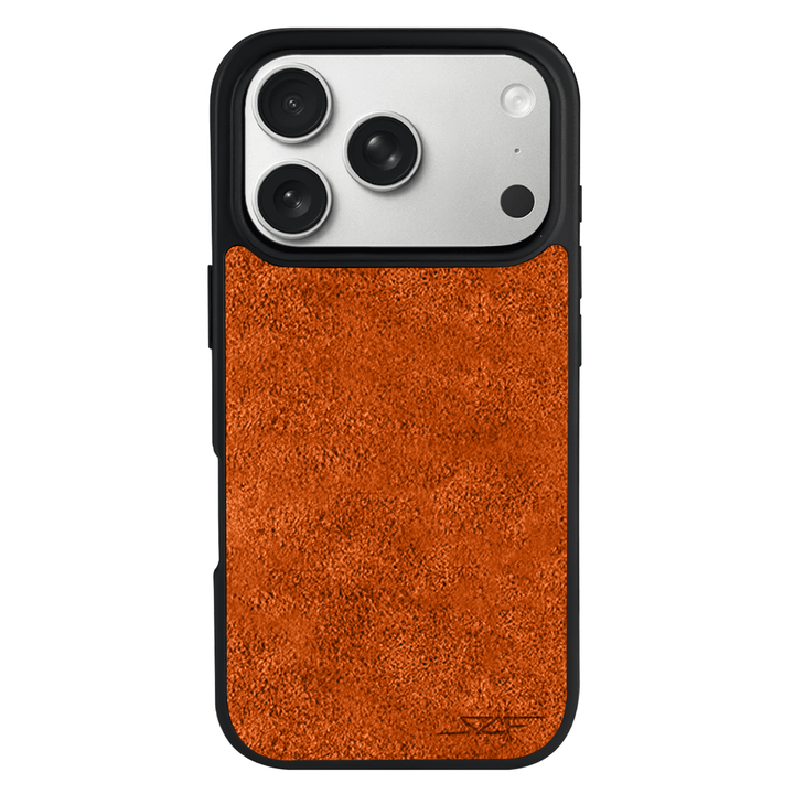 iPhone | Orange Alcantara Case | CLASSIC Series