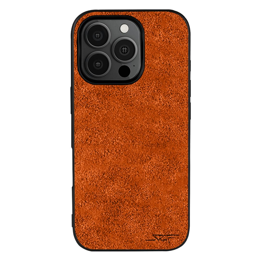 iPhone | Orange Alcantara Case | CLASSIC Series
