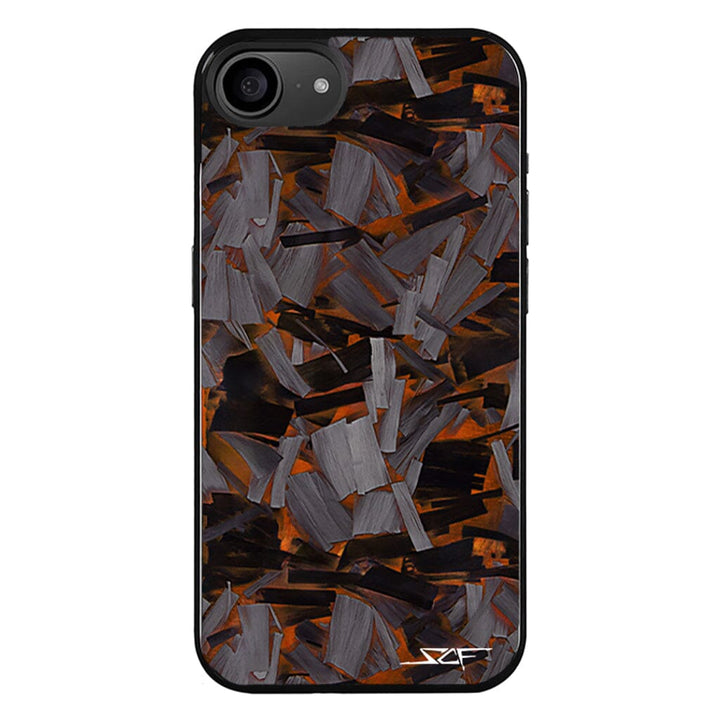 iPhone | Orange Lava Forged Carbon Fiber Phone Case | CLASSIC Series