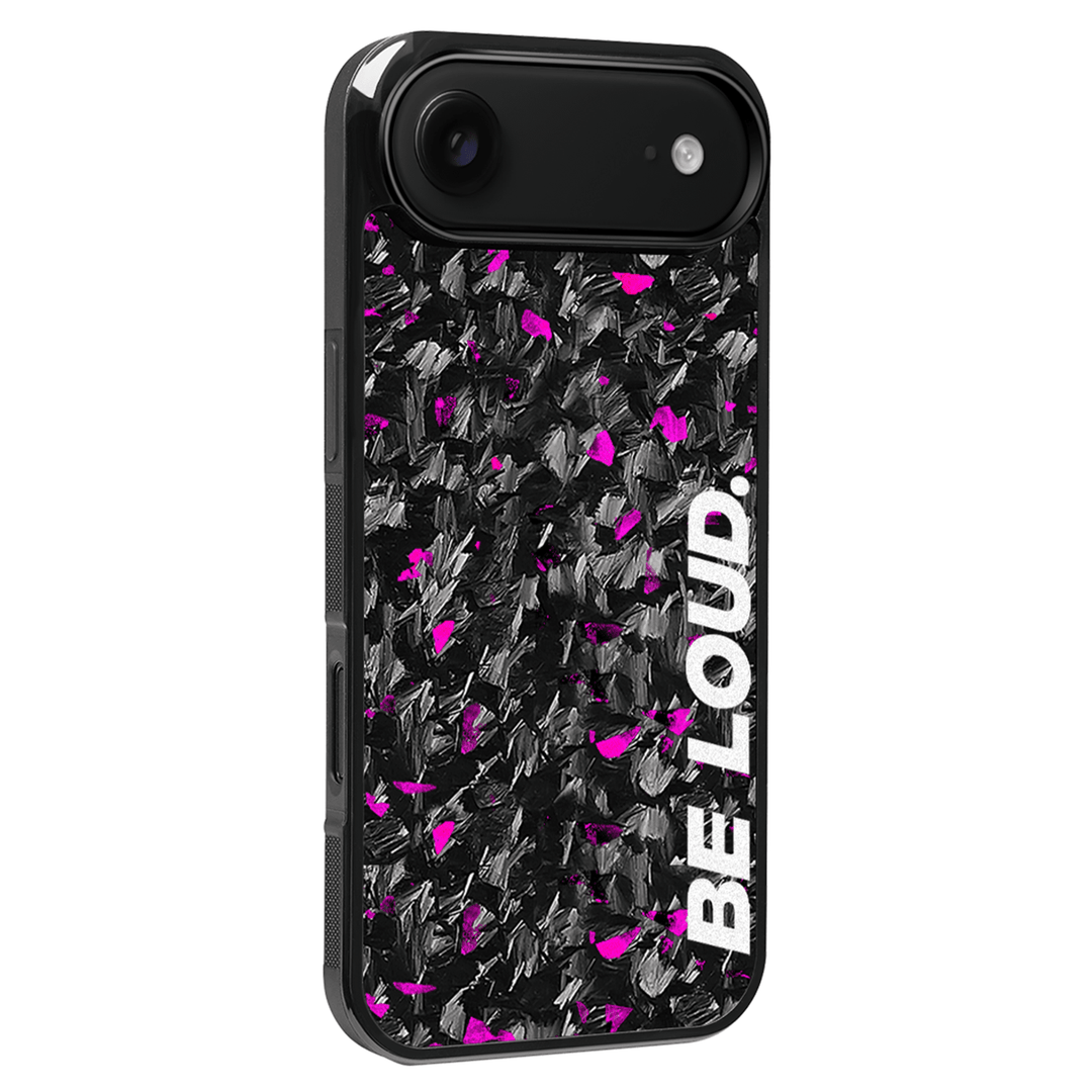 iPhone | Purple Flake Real Forged Carbon Fiber Case | BE LOUD. x SCF