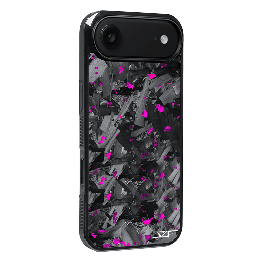 iPhone | Purple Flake Real Forged Chunk Carbon Fiber Phone Case | CLASSIC Series
