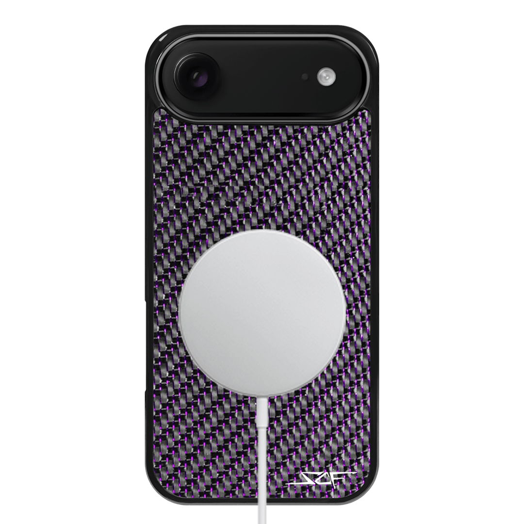 iPhone | Purple Lace Real Carbon Fiber Phone Case | CLASSIC Series
