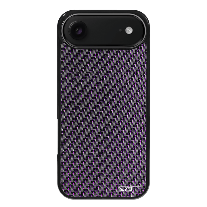 iPhone | Purple Lace Real Carbon Fiber Phone Case | CLASSIC Series