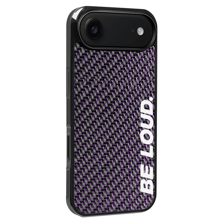 iPhone | Purple Lace Real Forged Carbon Fiber Case | BE LOUD. x SCF