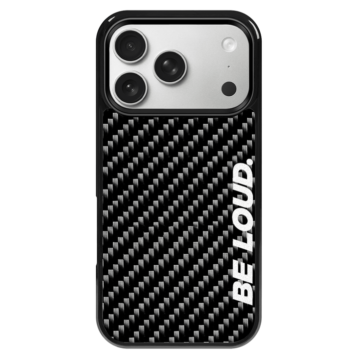 iPhone | Real Carbon Fiber Case | BE LOUD. x SCF