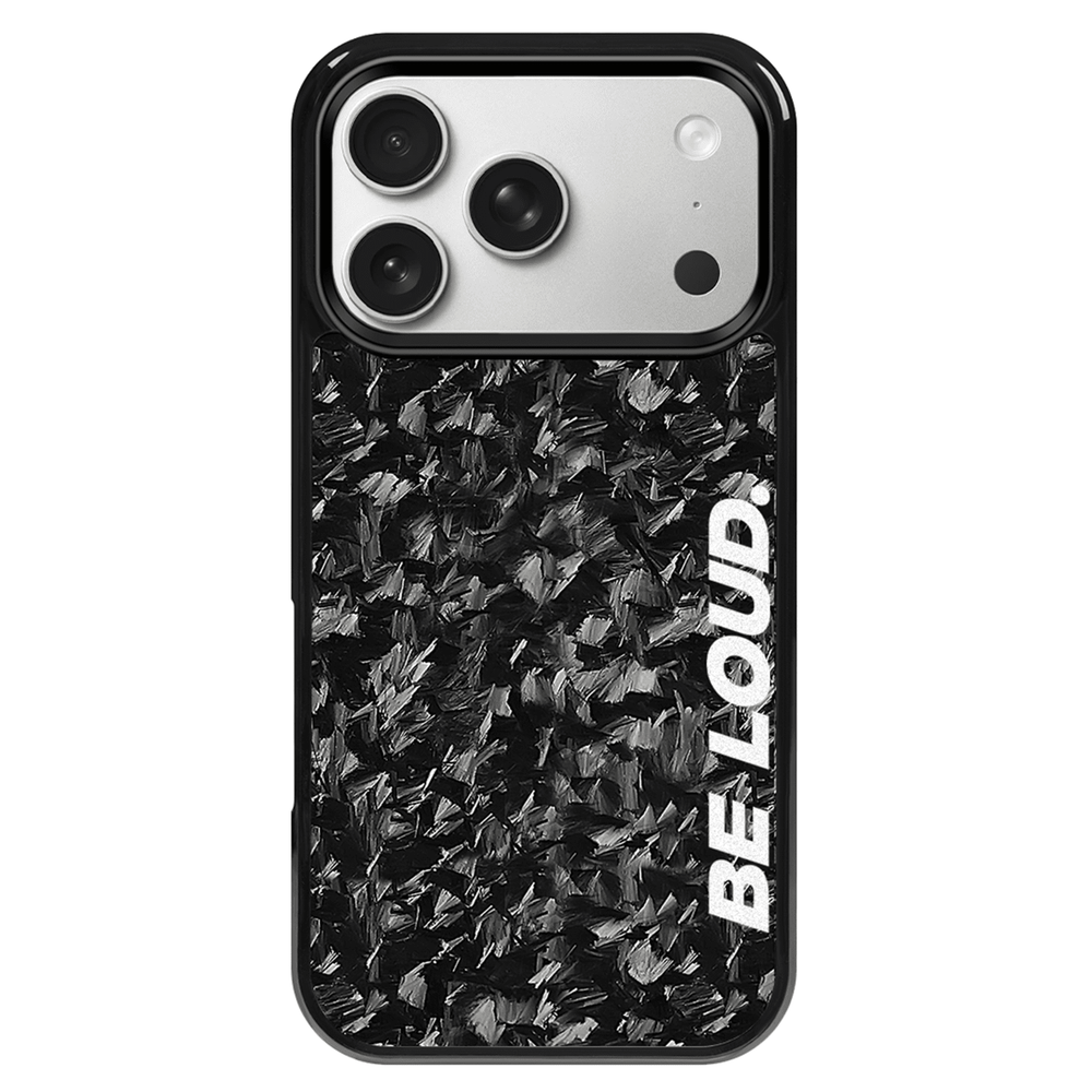 iPhone | Real Forged Carbon Fiber Case | BE LOUD. x SCF