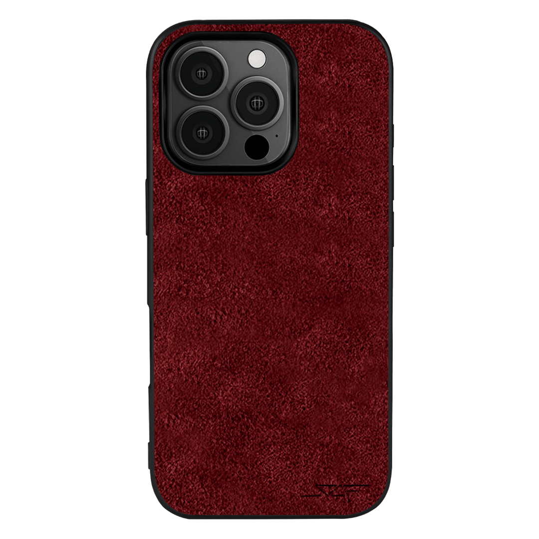 iPhone | Red Alcantara Case | CLASSIC Series