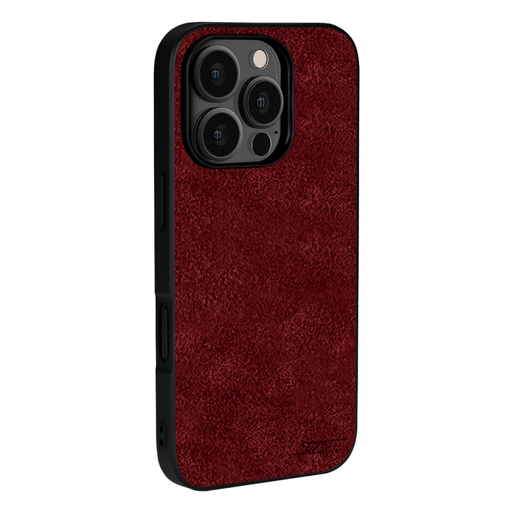 iPhone | Red Alcantara Case | CLASSIC Series