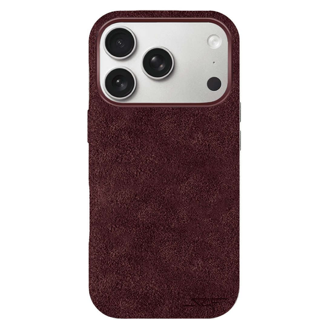 iPhone | Red Alcantara Case | GHOST Series