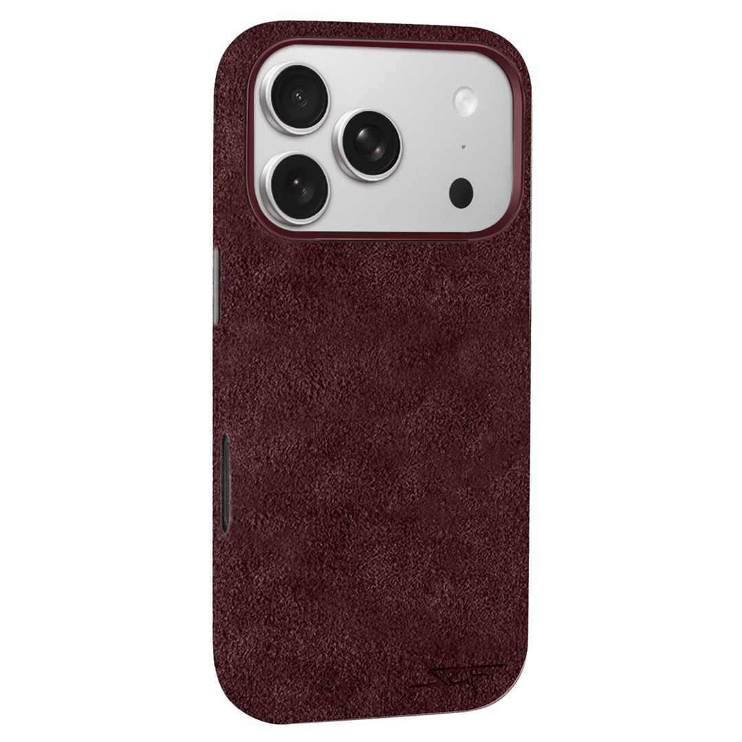iPhone | Red Alcantara Case | GHOST Series