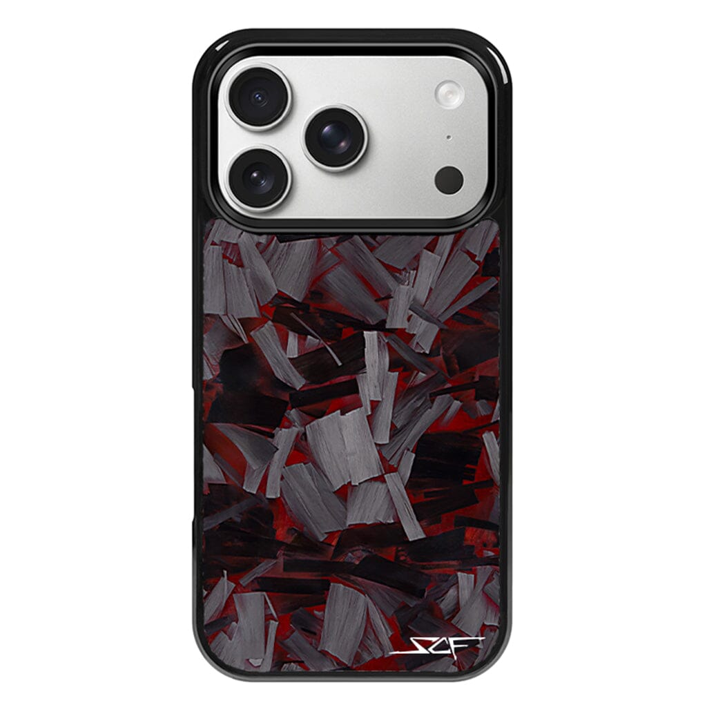 iPhone | Red Lava Forged Carbon Fiber Phone Case | CLASSIC Series