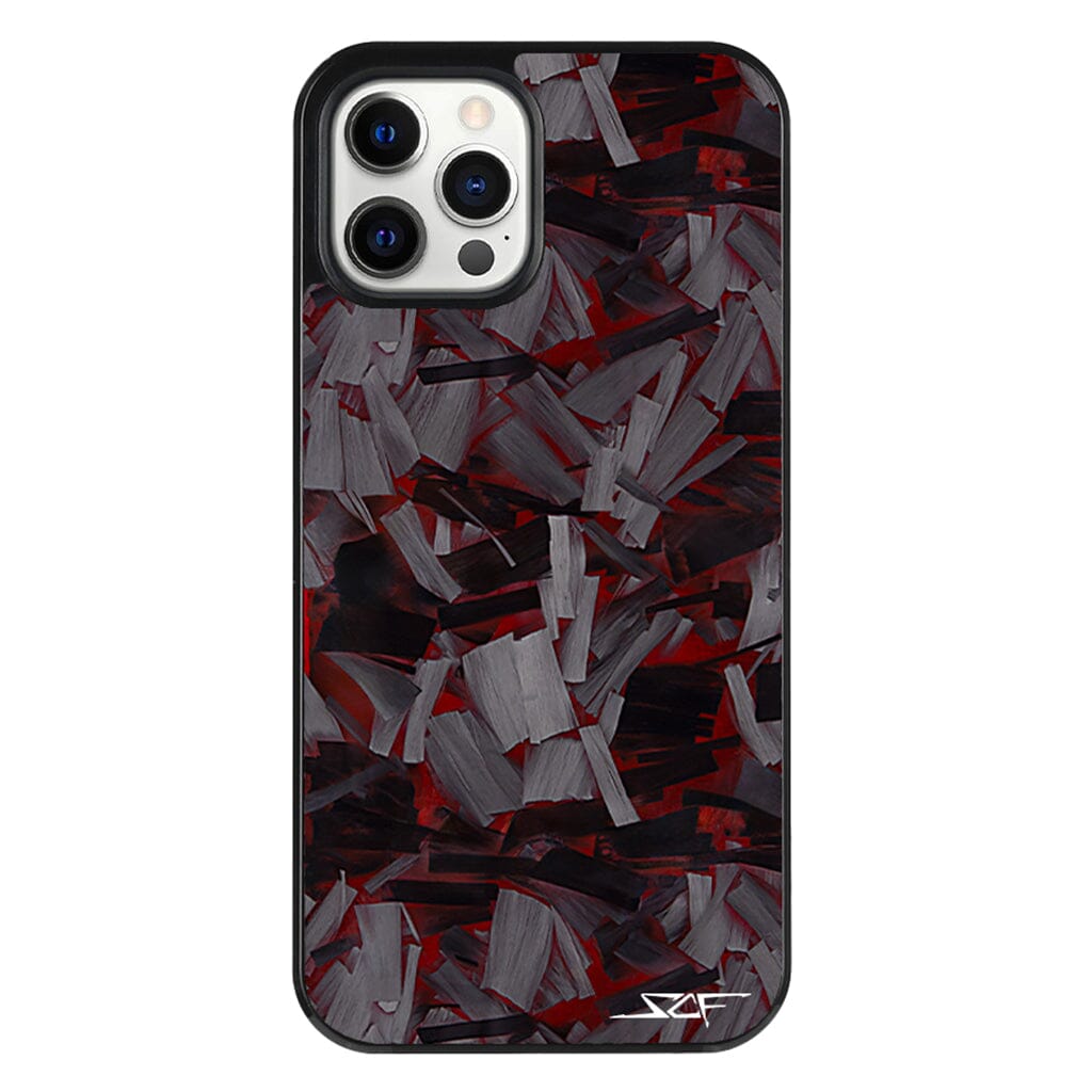 iPhone | Red Lava Forged Carbon Fiber Phone Case | CLASSIC Series
