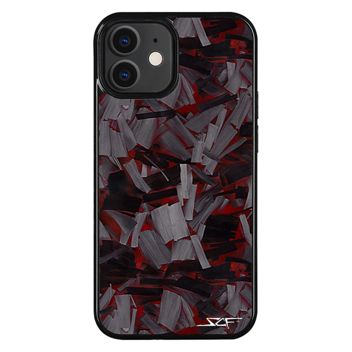 iPhone | Red Lava Forged Carbon Fiber Phone Case | CLASSIC Series