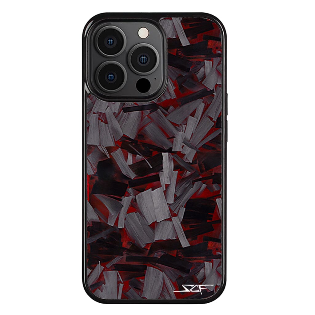 iPhone | Red Lava Forged Carbon Fiber Phone Case | CLASSIC Series