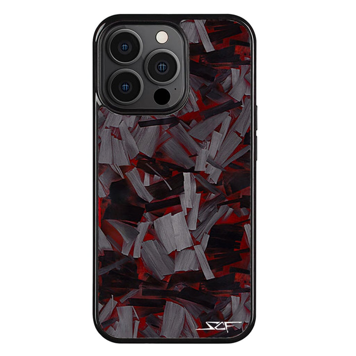 iPhone | Red Lava Forged Carbon Fiber Phone Case | CLASSIC Series