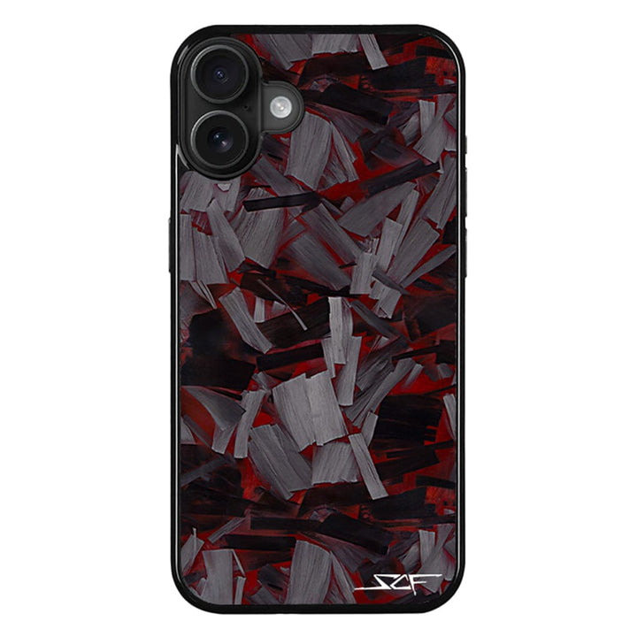 iPhone | Red Lava Forged Carbon Fiber Phone Case | CLASSIC Series