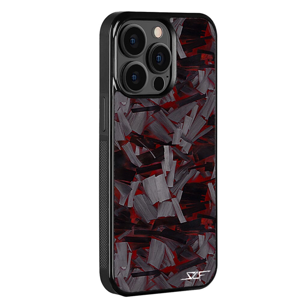 iPhone | Red Lava Forged Carbon Fiber Phone Case | CLASSIC Series