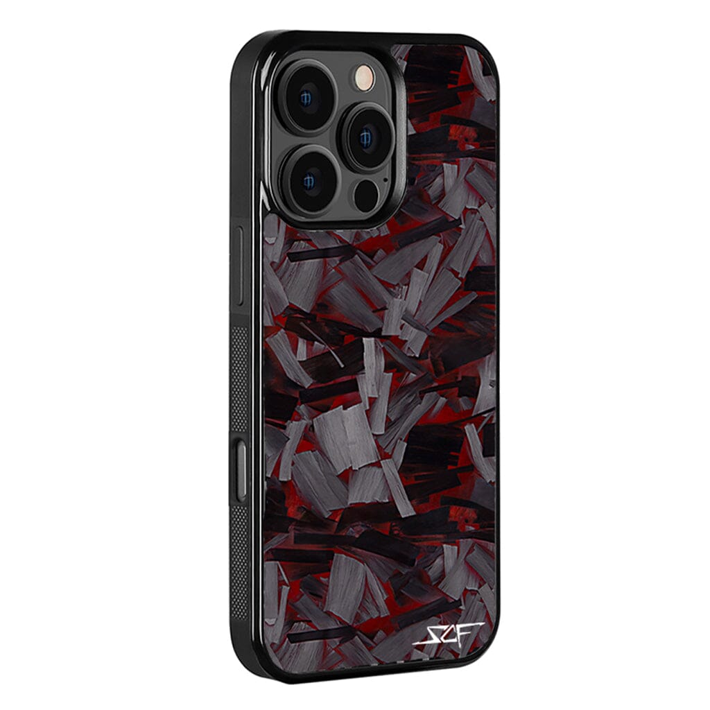 iPhone | Red Lava Forged Carbon Fiber Phone Case | CLASSIC Series