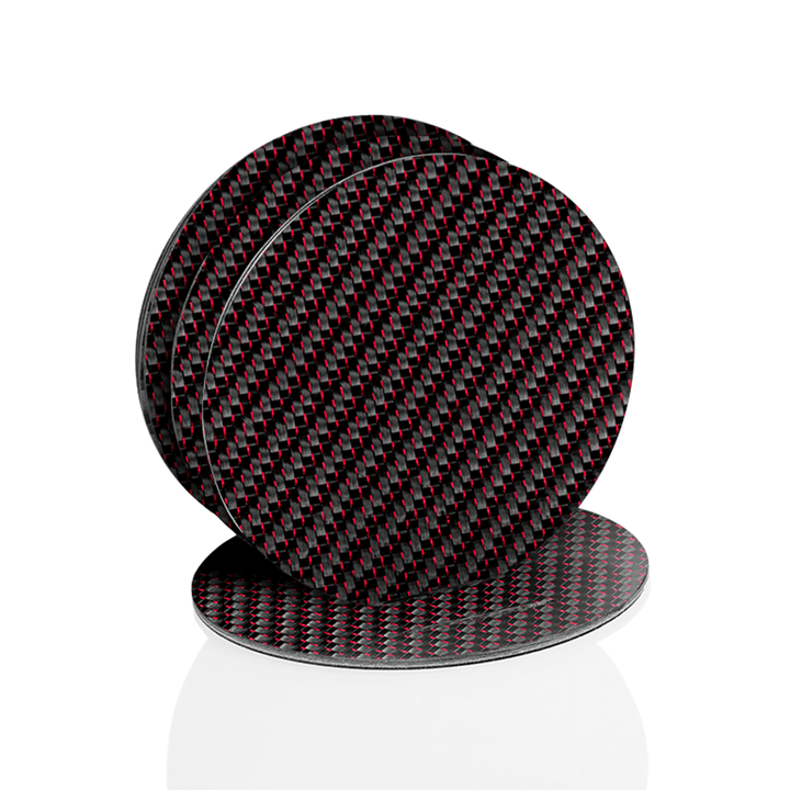 Lace Carbon Fiber Coaster Set