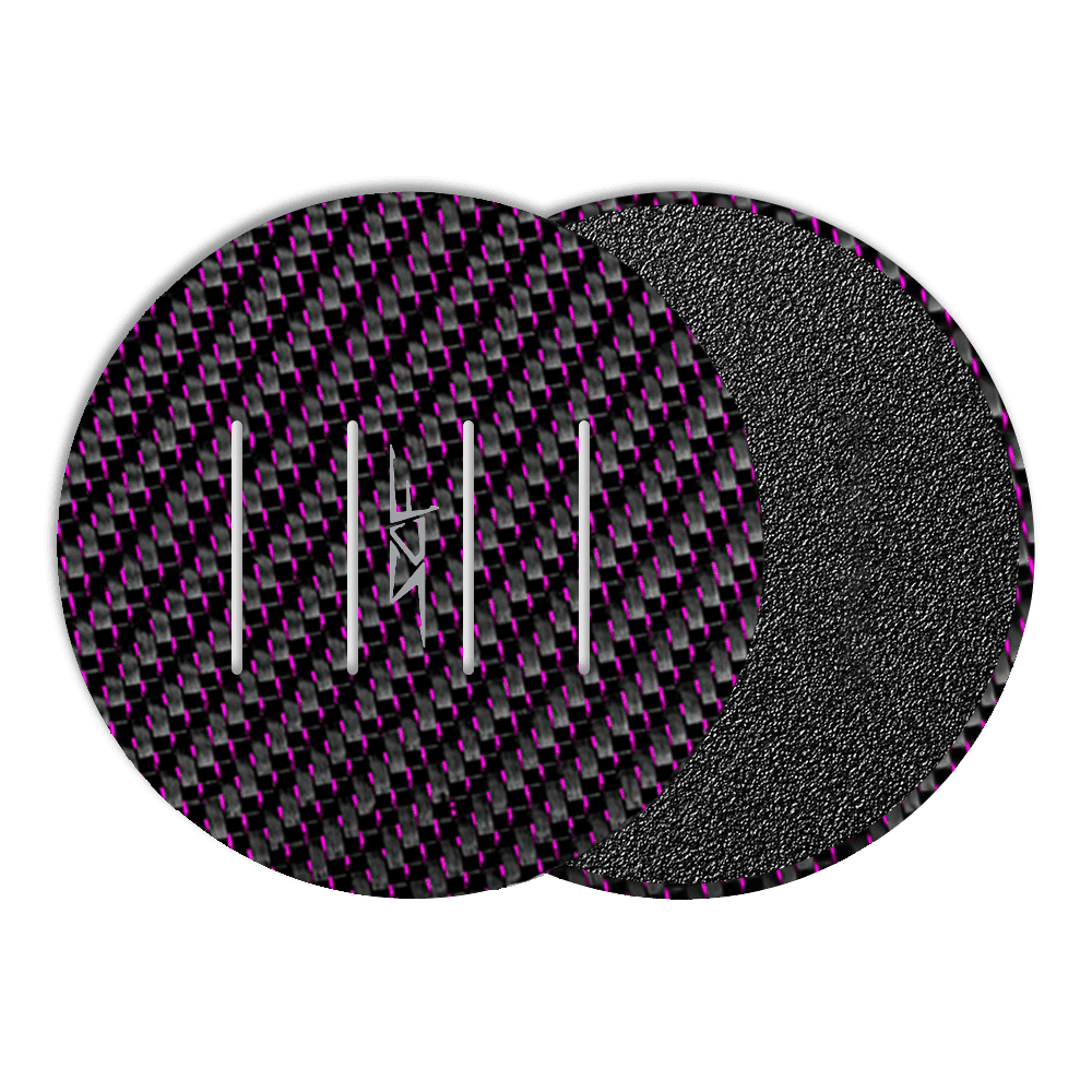 Lace Carbon Fiber Coaster Set