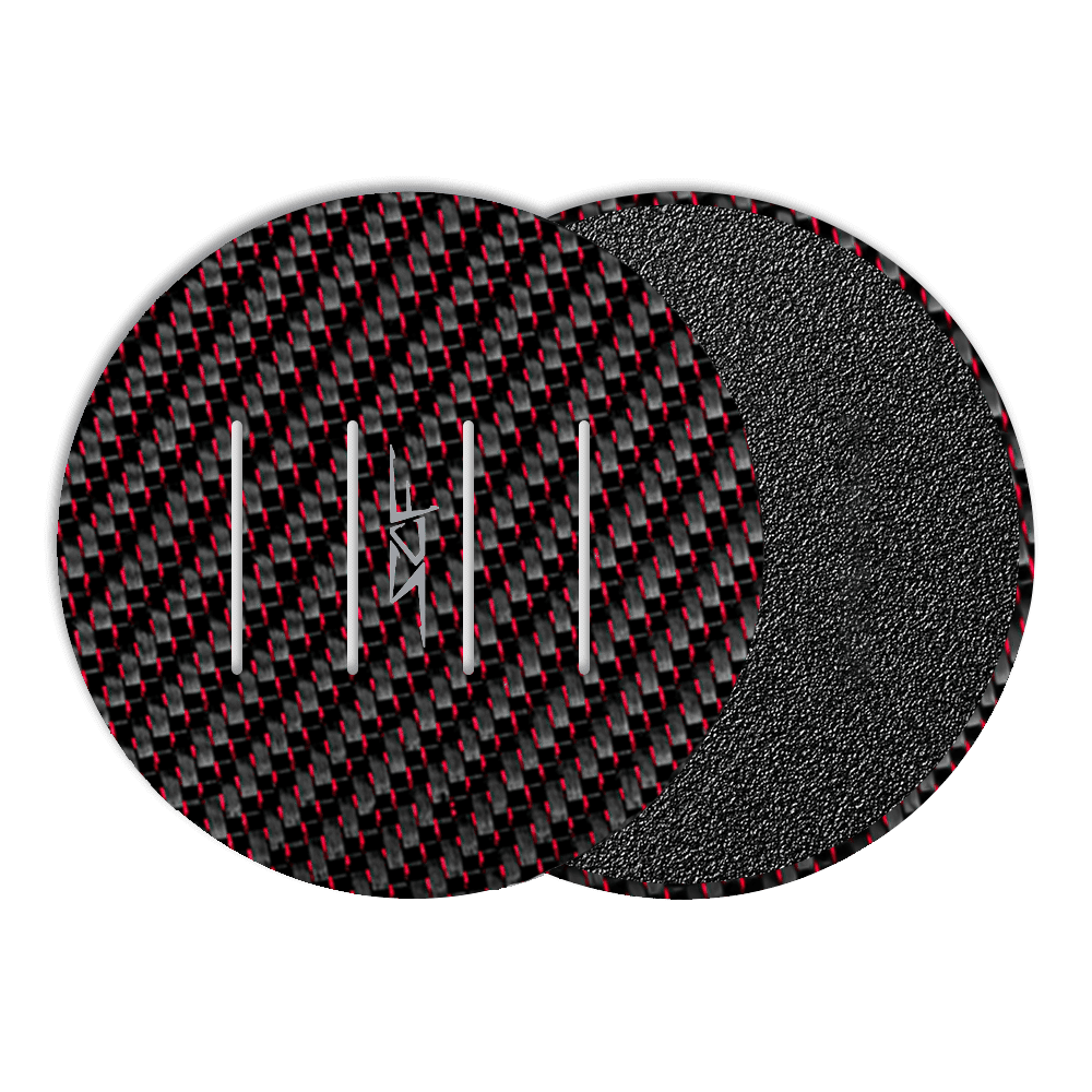 Lace Carbon Fiber Coaster Set