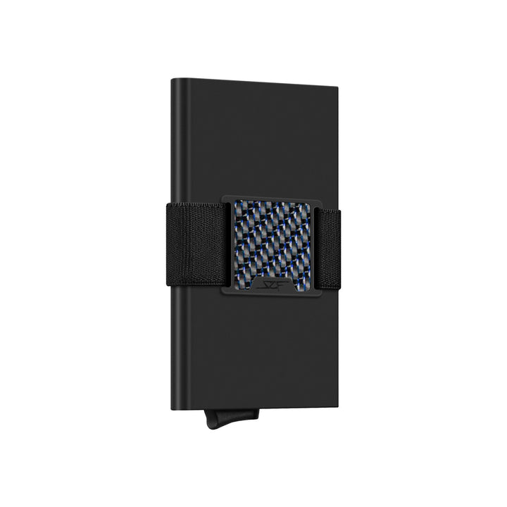 Carbon Fiber Pop Up Wallet | CLASSIC Series - Blue Lace Carbon