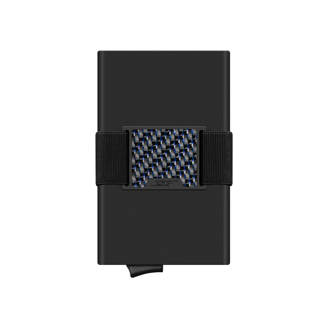 Carbon Fiber Pop Up Wallet | CLASSIC Series - Blue Lace Carbon