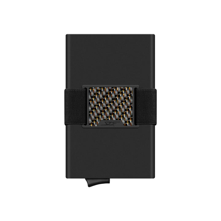 Carbon Fiber Pop Up Wallet | CLASSIC Series - Gold Lace Carbon