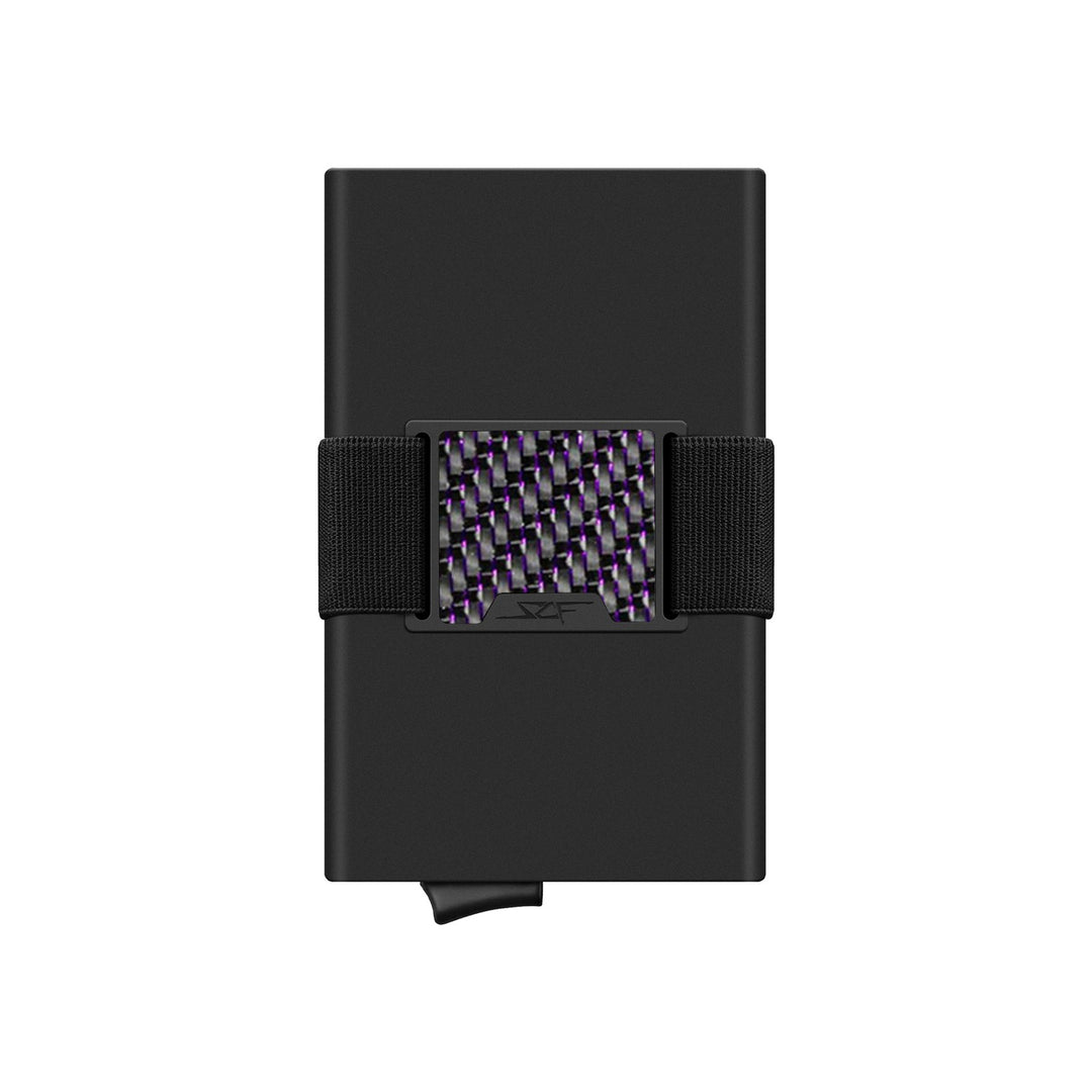 Carbon Fiber Pop Up Wallet | CLASSIC Series - Purple Lace Carbon