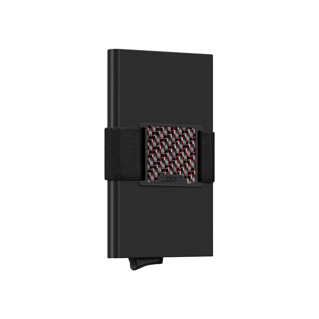 Carbon Fiber Pop Up Wallet | CLASSIC Series - Red Lace Carbon