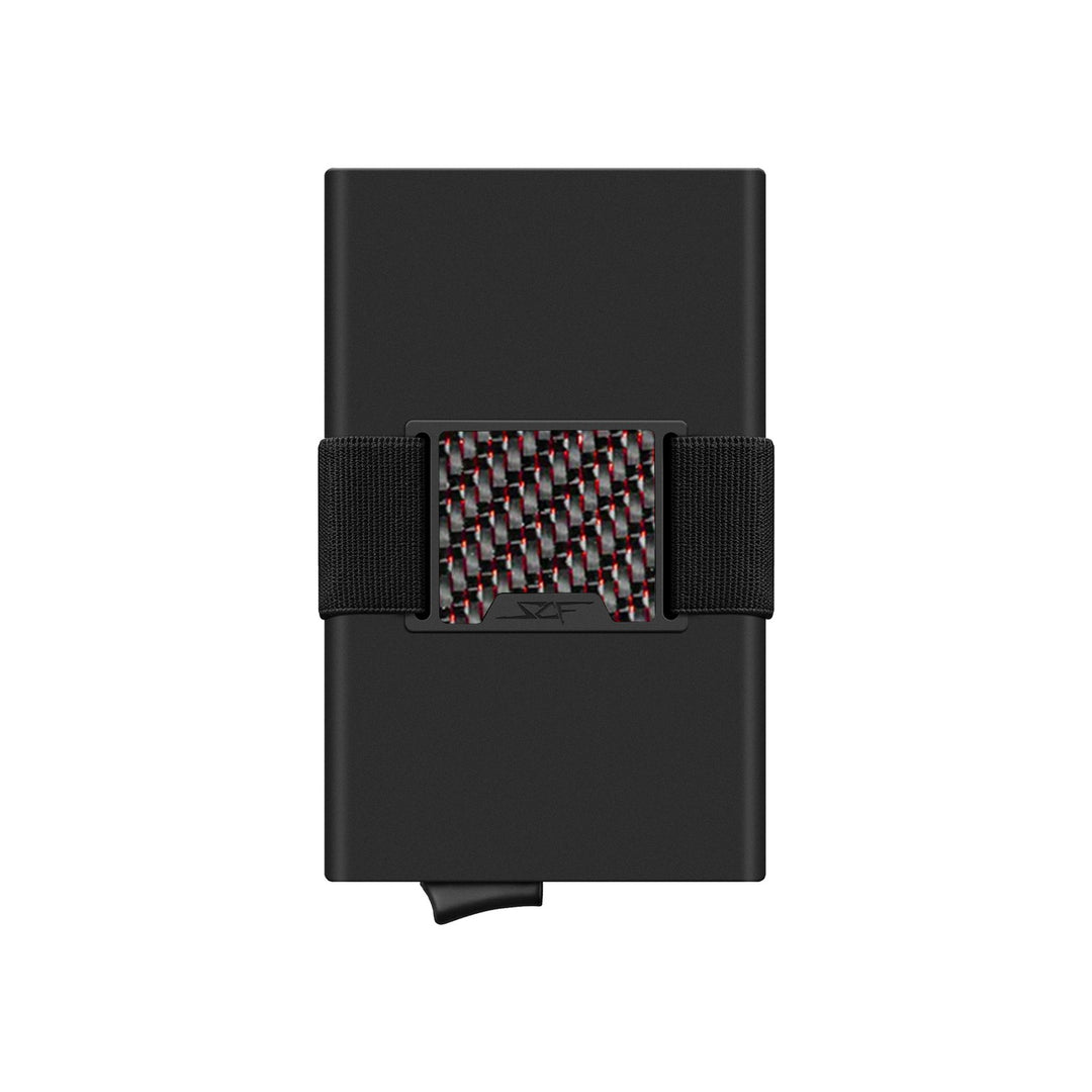Carbon Fiber Pop Up Wallet | CLASSIC Series - Red Lace Carbon