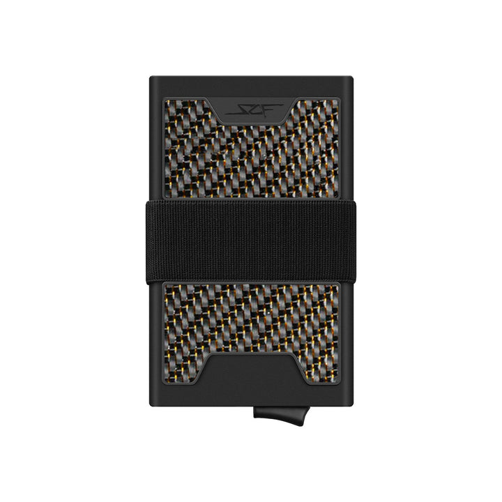 Pro Carbon Fiber Pop-Up Wallet - Gold Lace Carbon