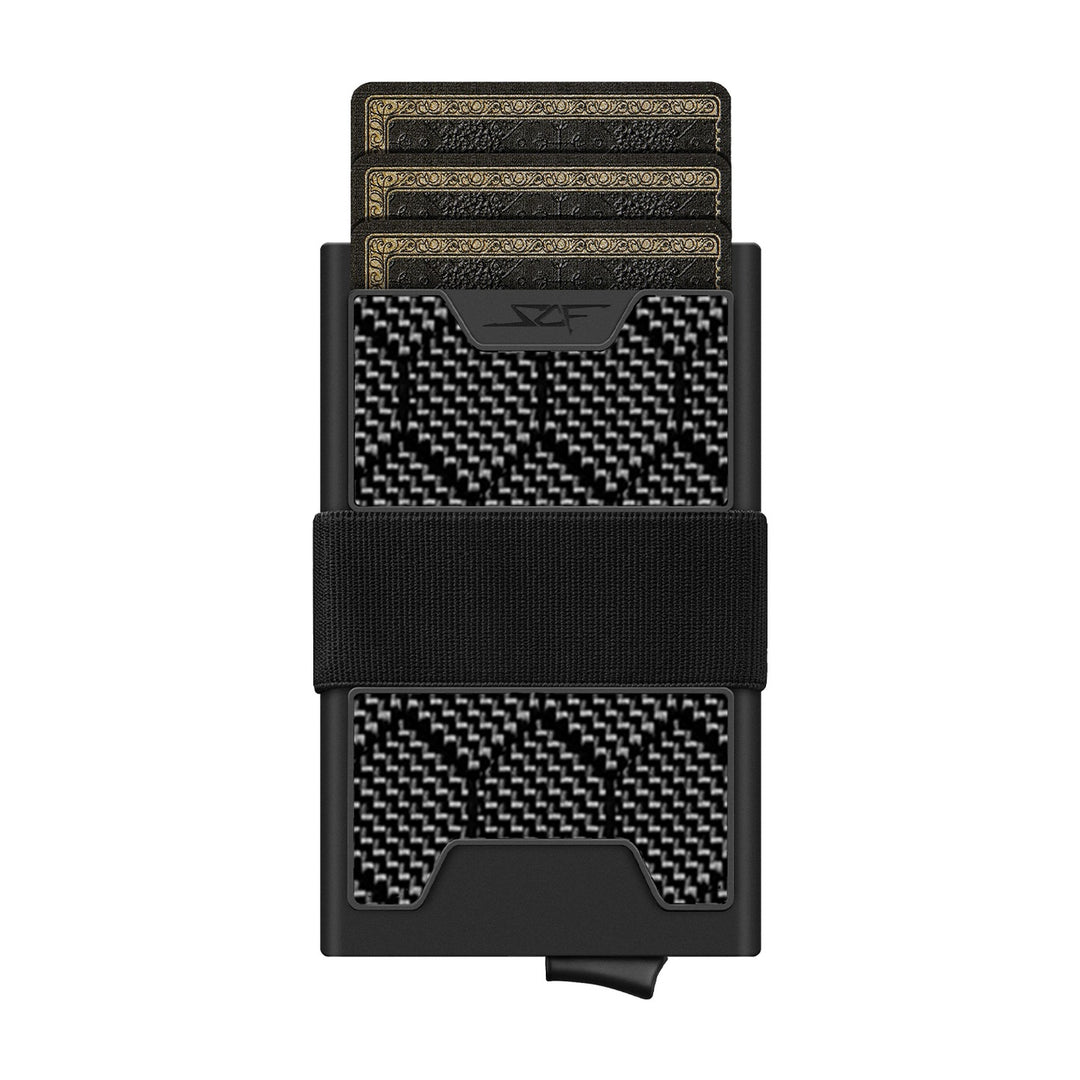 Pro Carbon Fiber Pop-Up Wallet - Honeycomb Carbon Fiber