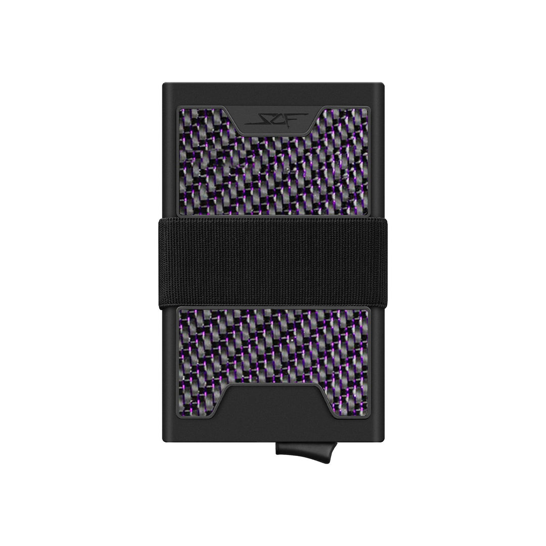 Pro Carbon Fiber Pop-Up Wallet - Purple Lace Carbon
