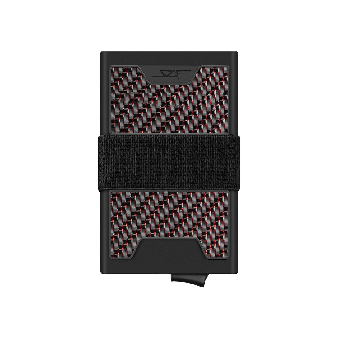 Pro Carbon Fiber Pop-Up Wallet - Red Lace Carbon