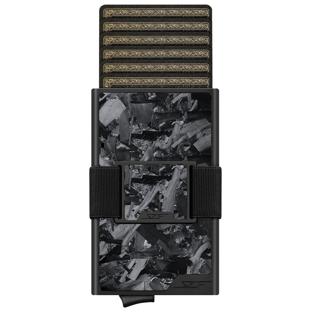 Carbon Fiber Pop Up Wallet | ULTRA Series - Forged Chunk Carbon Fiber