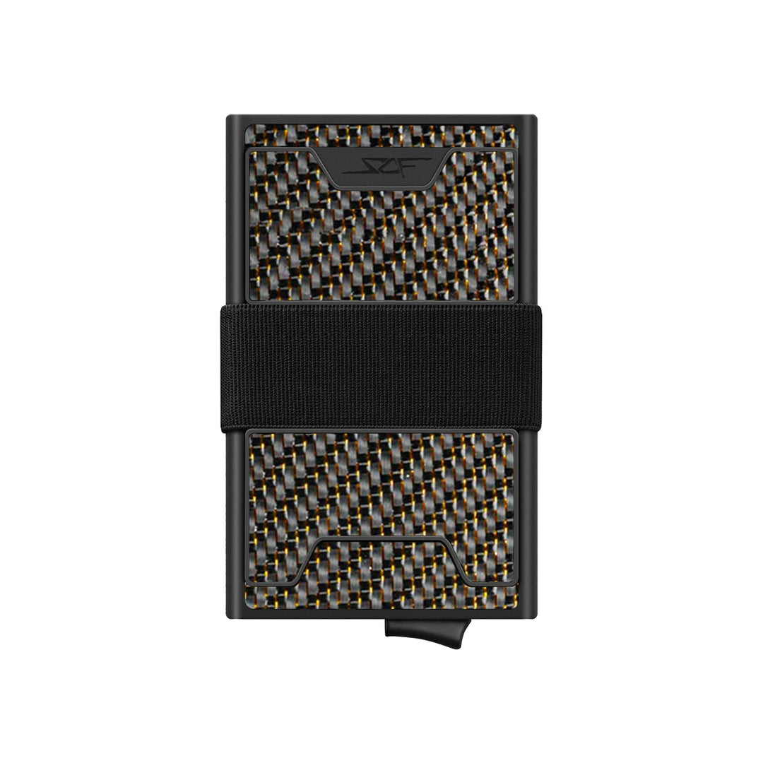 Carbon Fiber Pop Up Wallet | ULTRA Series - Gold Lace Carbon