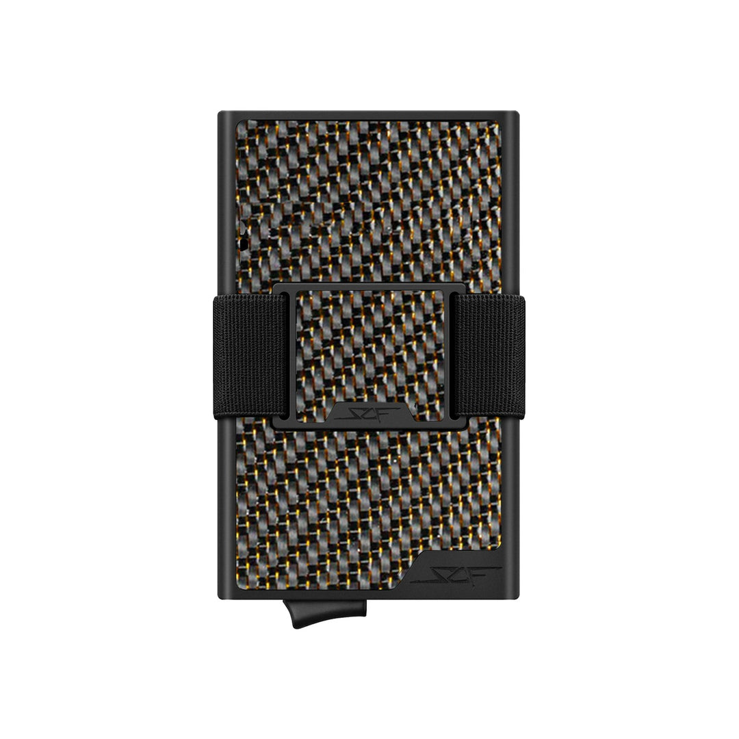 Carbon Fiber Pop Up Wallet | ULTRA Series - Gold Lace Carbon