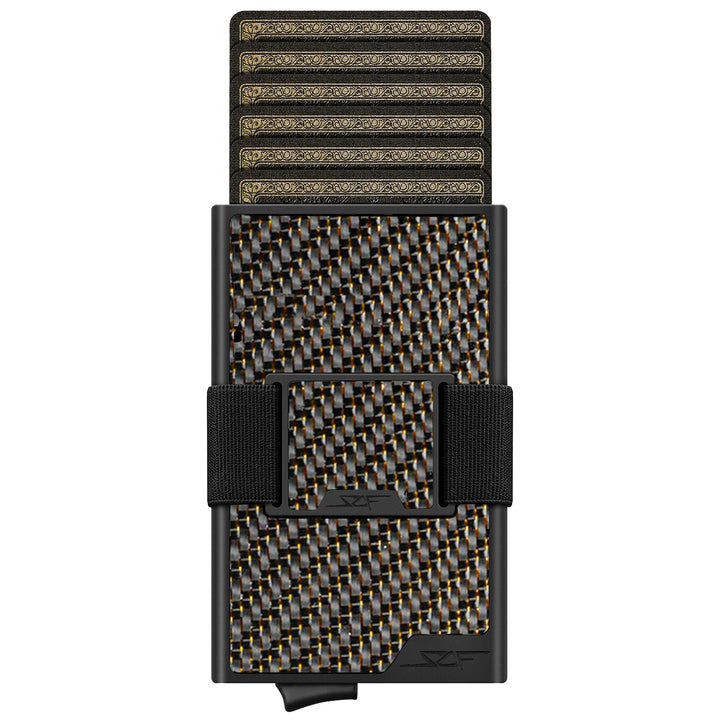 Carbon Fiber Pop Up Wallet | ULTRA Series - Gold Lace Carbon