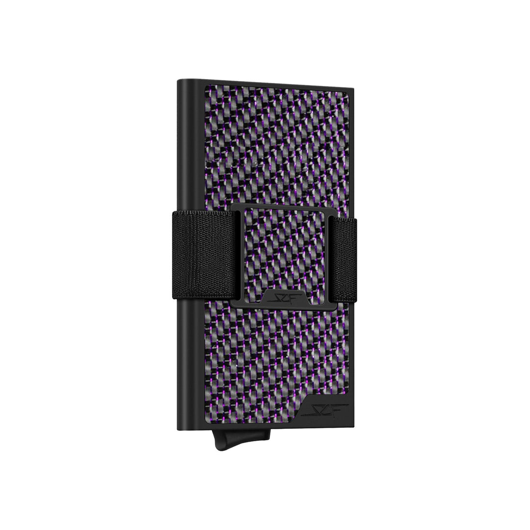 Carbon Fiber Pop Up Wallet | ULTRA Series - Purple Lace Carbon
