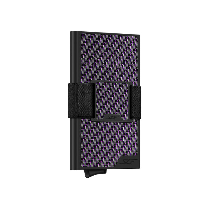 Carbon Fiber Pop Up Wallet | ULTRA Series - Purple Lace Carbon