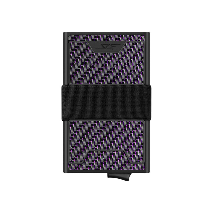 Carbon Fiber Pop Up Wallet | ULTRA Series - Purple Lace Carbon