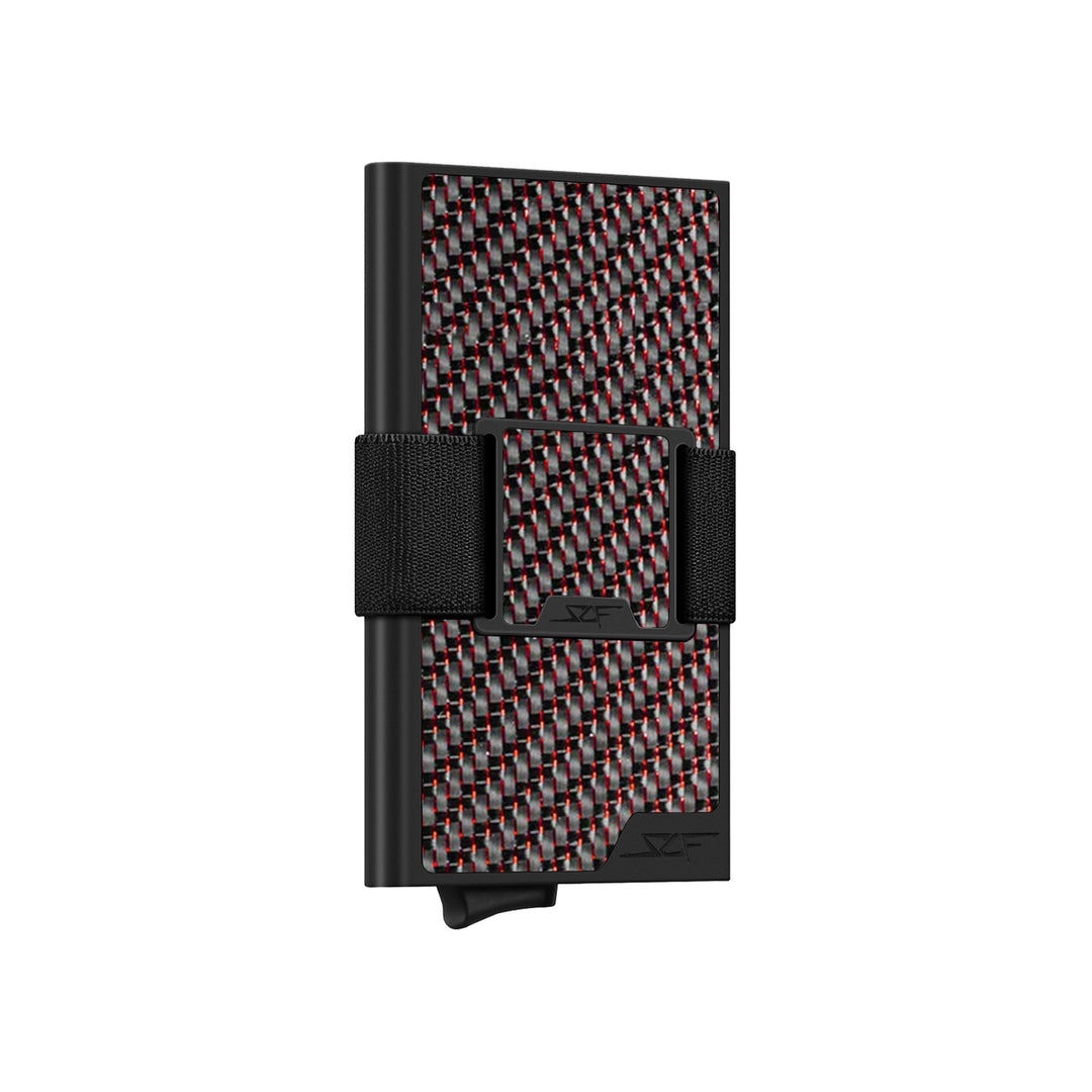Carbon Fiber Pop Up Wallet | ULTRA Series - Red Lace Carbon
