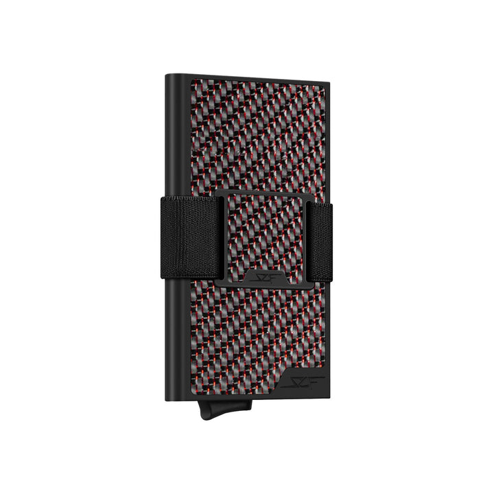 Carbon Fiber Pop Up Wallet | ULTRA Series - Red Lace Carbon